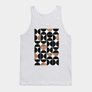 Mid-Century Modern Pattern No.1 - Concrete and Wood Tank Top